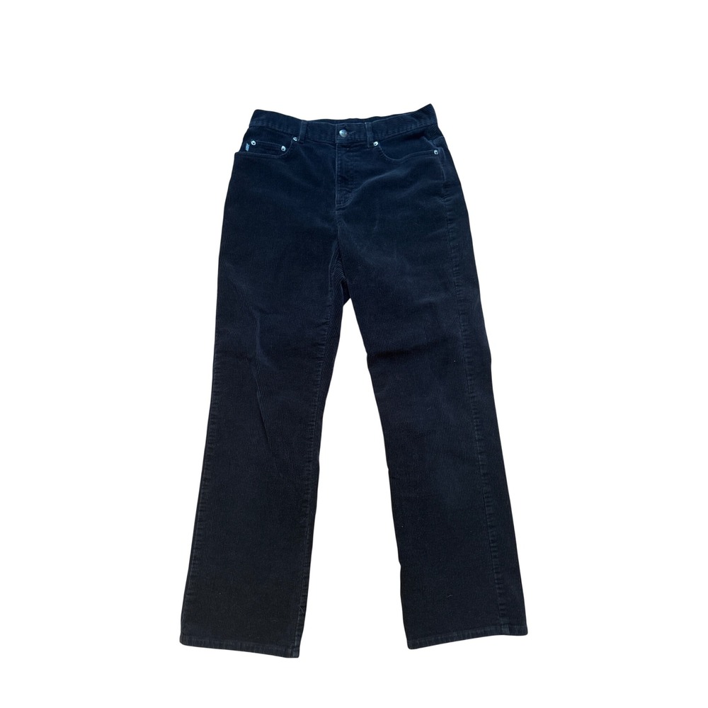 Lauren Ralph Lauren Corduroy Pants‎ Women Navy Blue Vintage Straight SIZE 6
